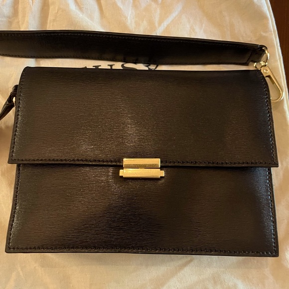 TUSK Italian Leather Black Bag - Picture 4 of 11